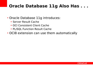 Zendcon Performance Oci8