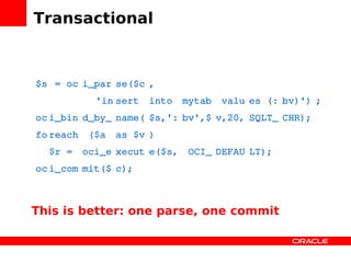 Zendcon Performance Oci8