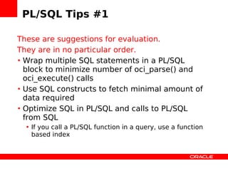 Zendcon Performance Oci8