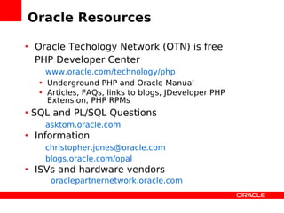 Zendcon Performance Oci8