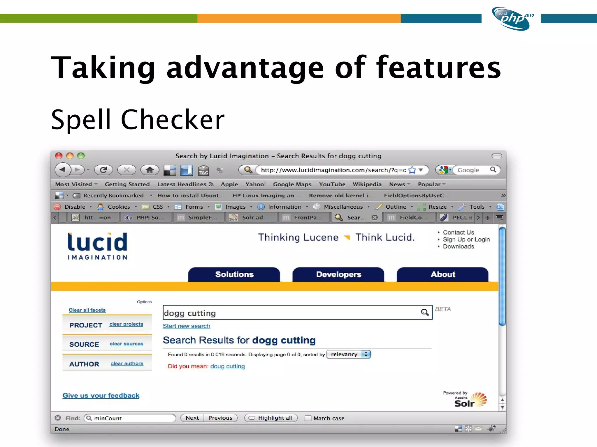 Taking advantage of features Spell Checker 