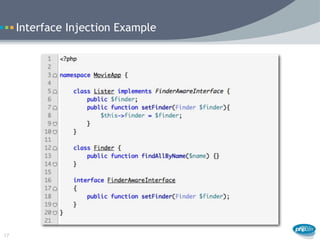 Interface Injection Example




17
 