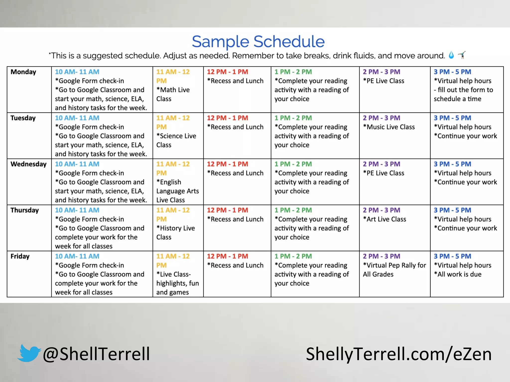 @ShellTerrell ShellyTerrell.com/eZen
 