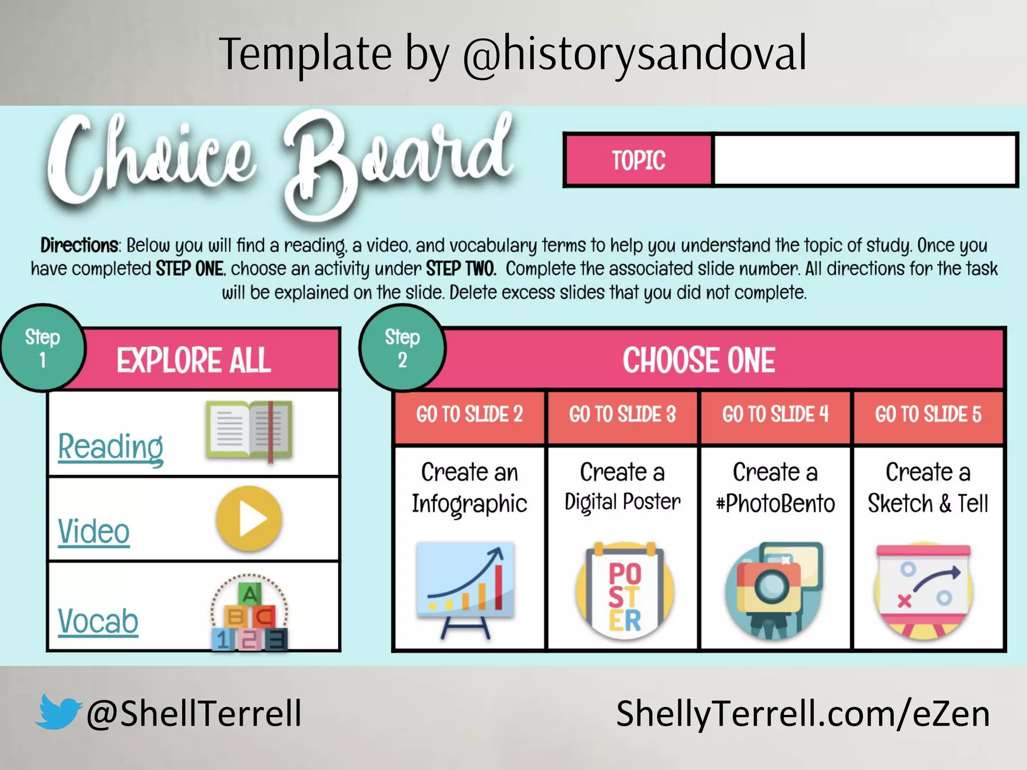 @ShellTerrell ShellyTerrell.com/eZen
Template by @historysandoval
 