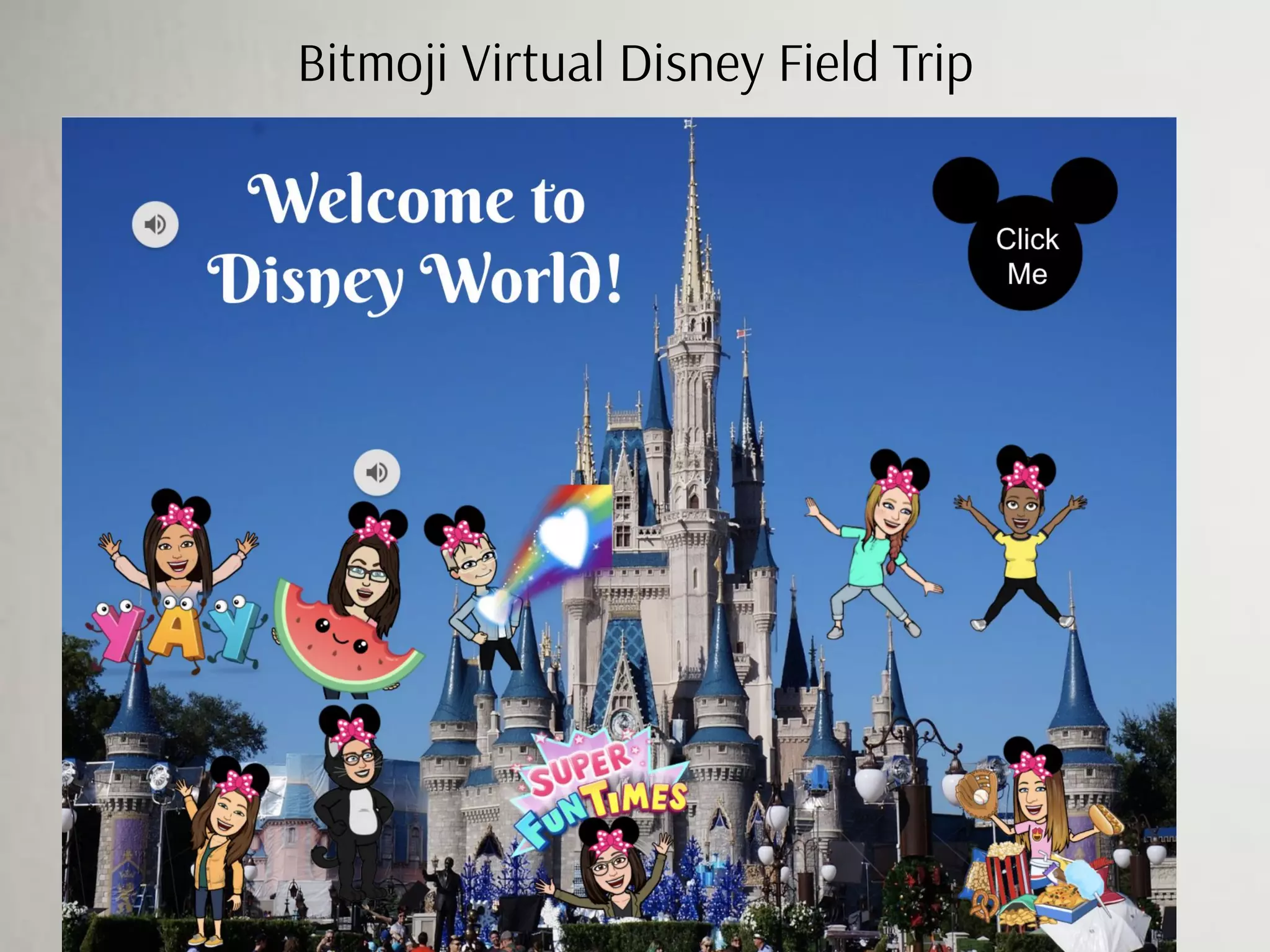 Bitmoji Virtual Disney Field Trip
 