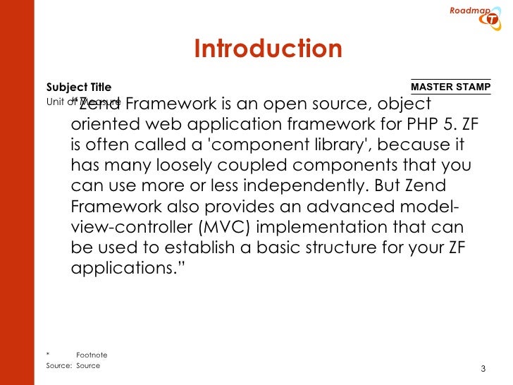 Zend framework 01 - introduction