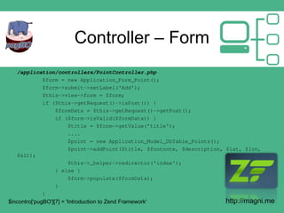 Introduction to Zend framework | PDF