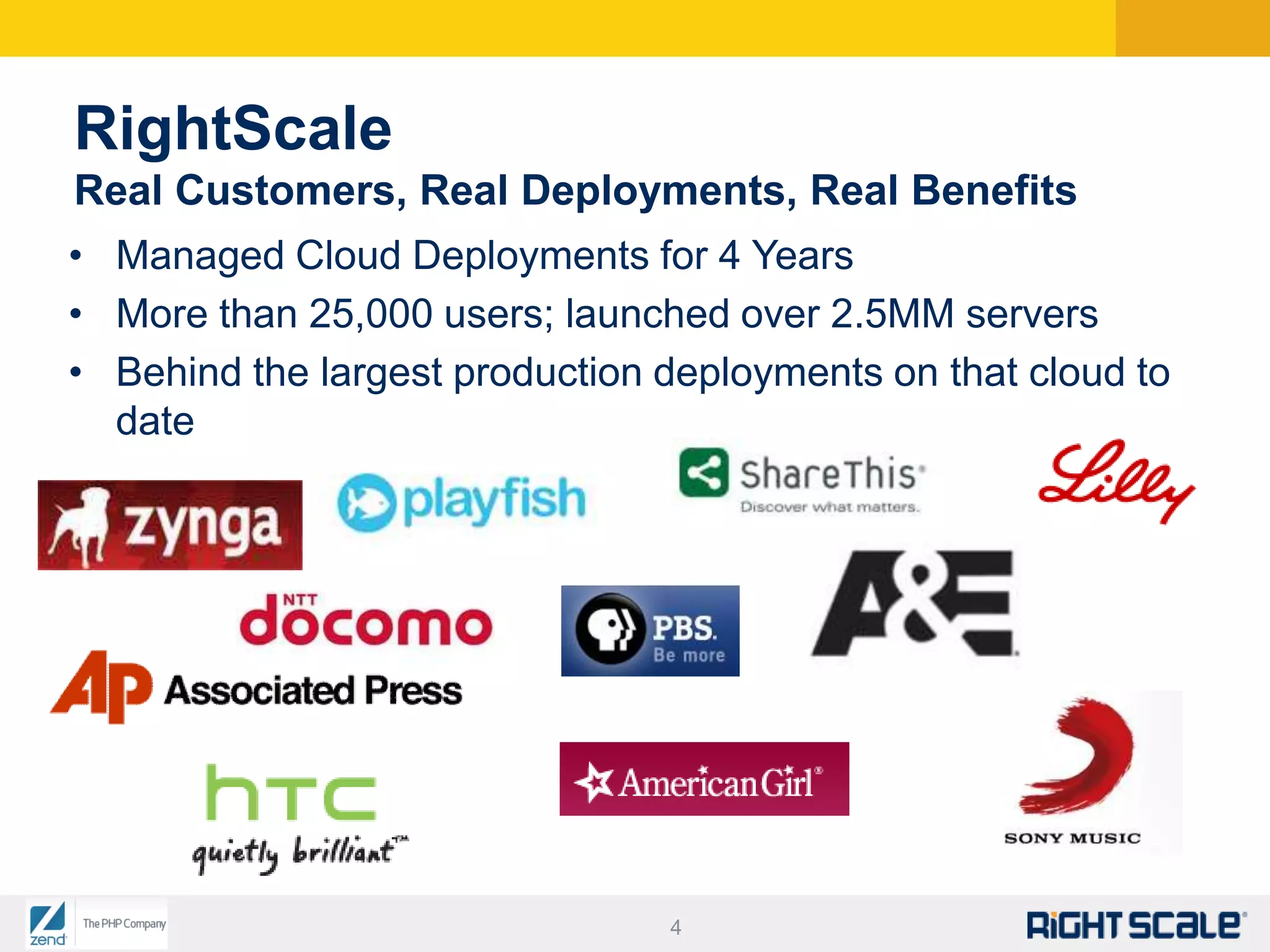 Kevin Schroeder, Zend, Technology Evangelist @kpschradeQ&A:Please use the chat box window to ask questions anytime!Webinar Recordings: www.rightscale.com/webinars