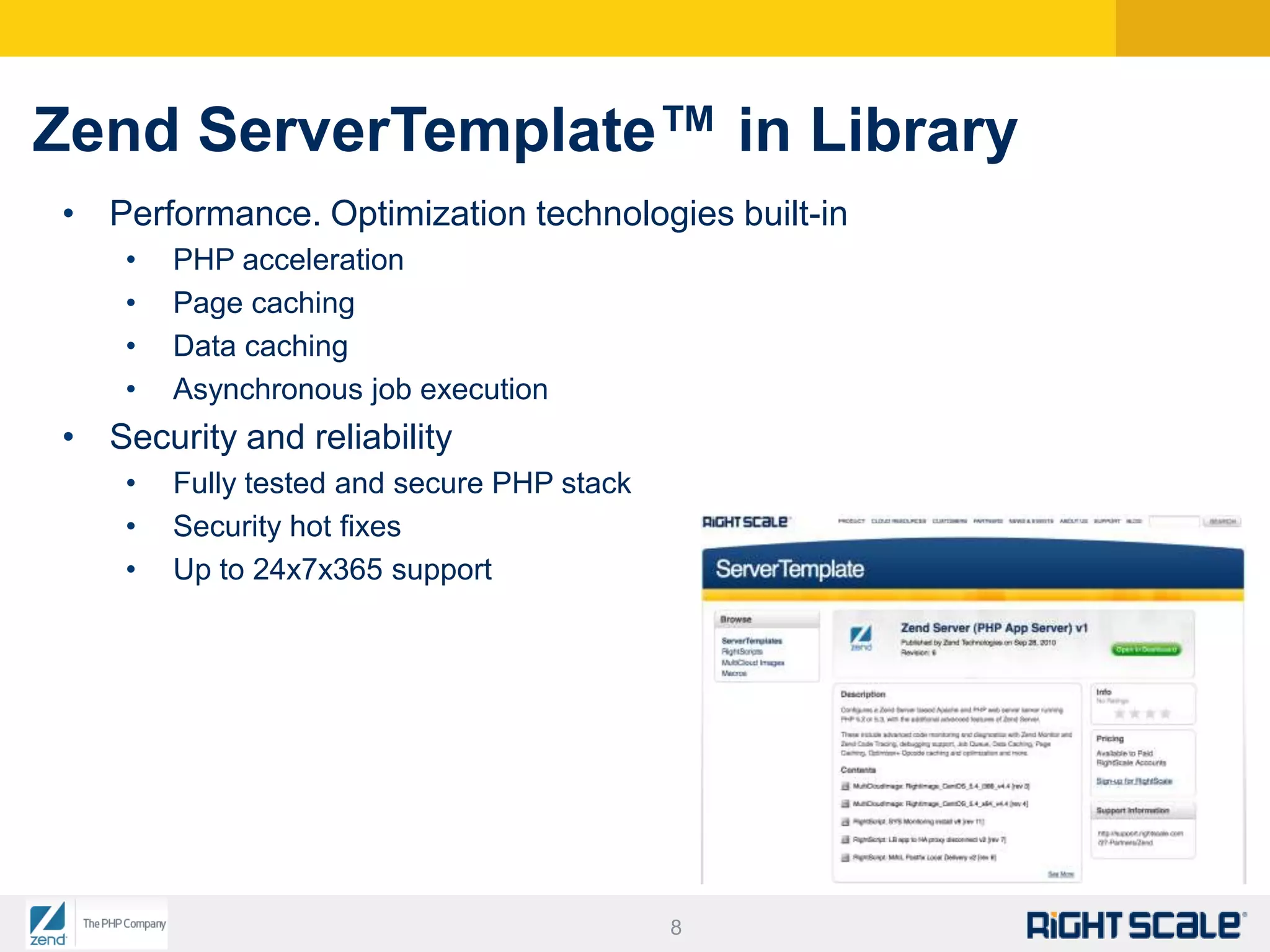 RightScale: Core FocusImproved Agility