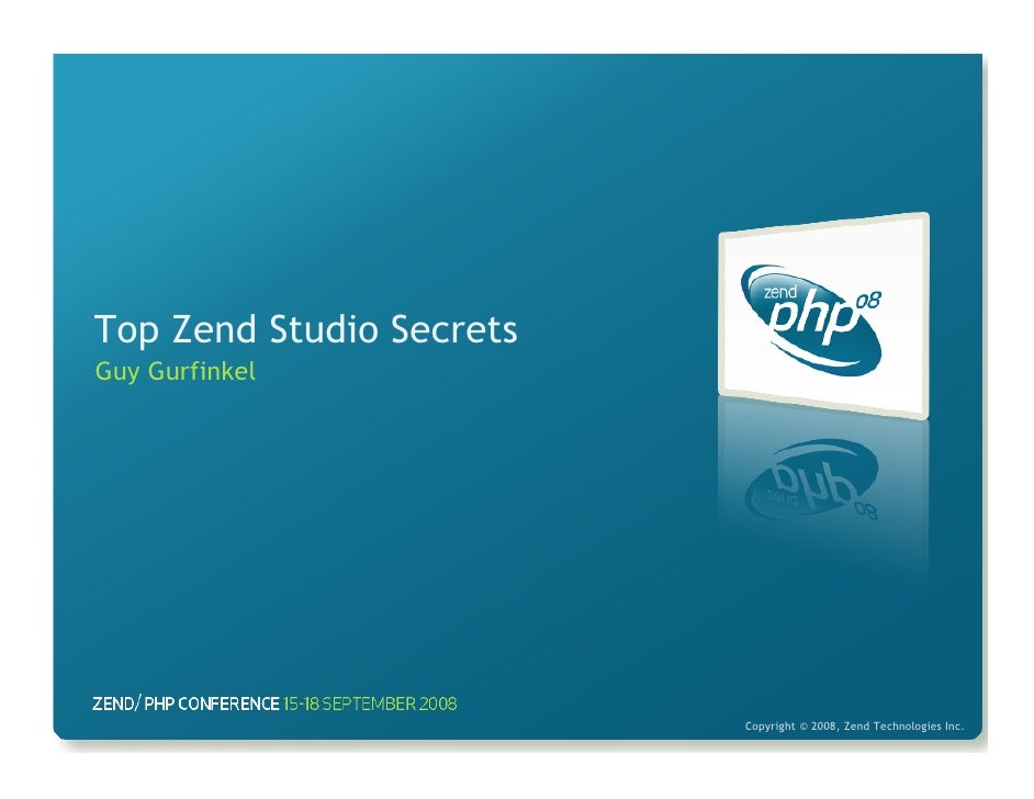 zend studio zend studio