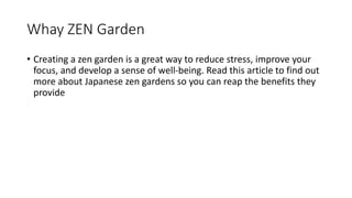 How to Create a Relaxing Backyard Zen Garden - Stacy Ling