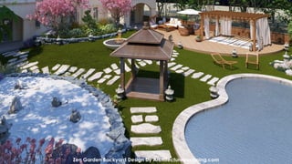 Zen Garden Backyard Design by Architecturedesigning.com
