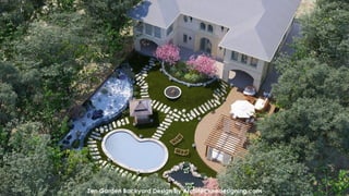 Zen Garden Backyard Design by Architecturedesigning.com