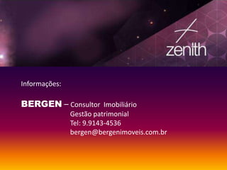 Informações:
BERGEN – Consultor Imobiliário
Gestão patrimonial
Tel: 9.9143-4536
bergen@bergenimoveis.com.br
 