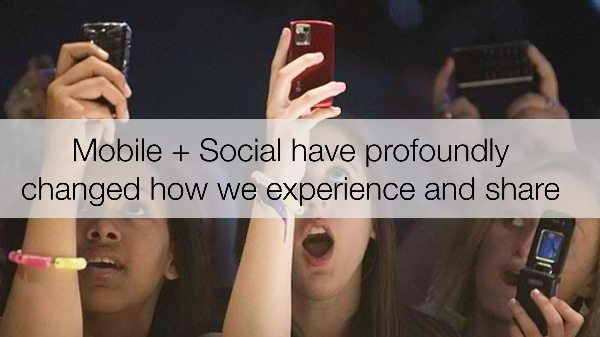 Conﬁdential and Proprietary space150 ©2013
Mobile + Social have profoundly
changed how we experience and share
 