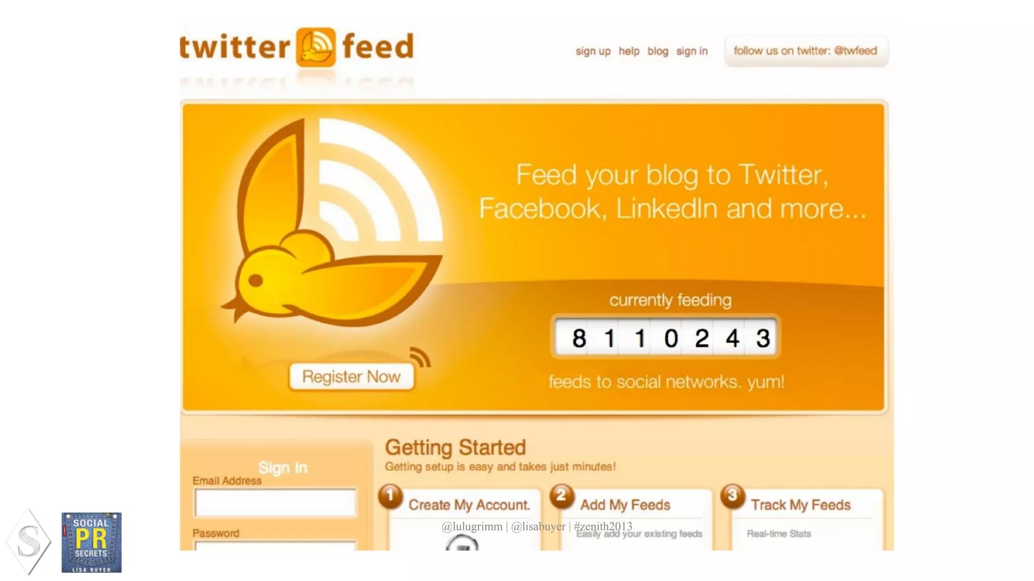@lulugrimm | @lisabuyer | #zenith2013
 