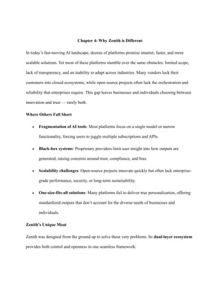 Zenith AI: Advanced Artificial Intelligence | PDF