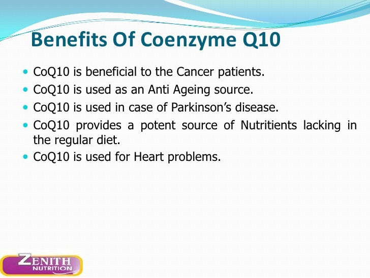 Zenith Nutritions CoQ10