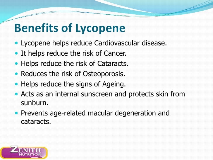 Zenith Nutritions Lycopene