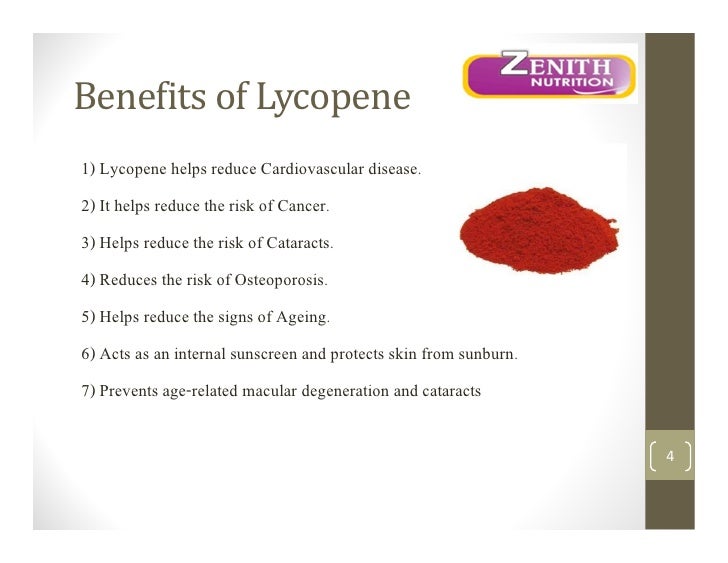 Zenith Nutritions Lycopene