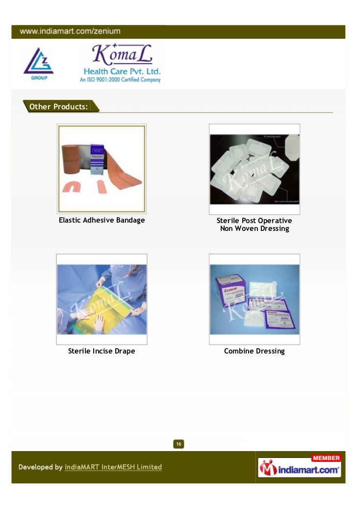 Komal Health Care Pvt Ltd, Thane, Adhesive dressing products