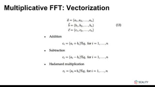 Multiplicative FFT: Vectorization
 