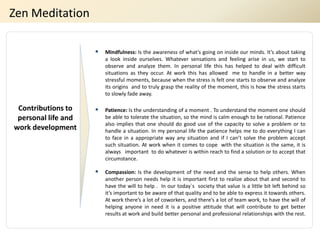 Zen Insight Zen meditation | PPTX