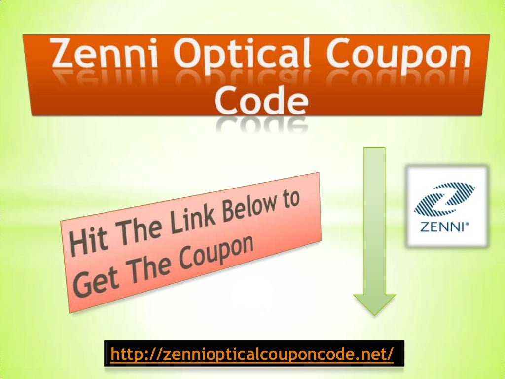 Zenni optical coupon code
