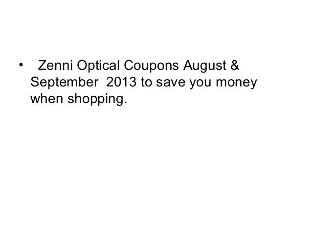 Zenni optical coupon february 2016
