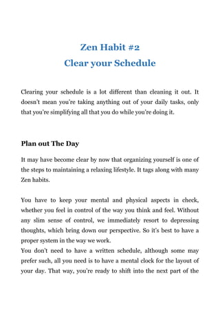 5 Zen Principles for a better Life | PDF