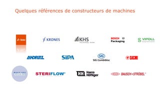 Quelques références de constructeurs de machines
 