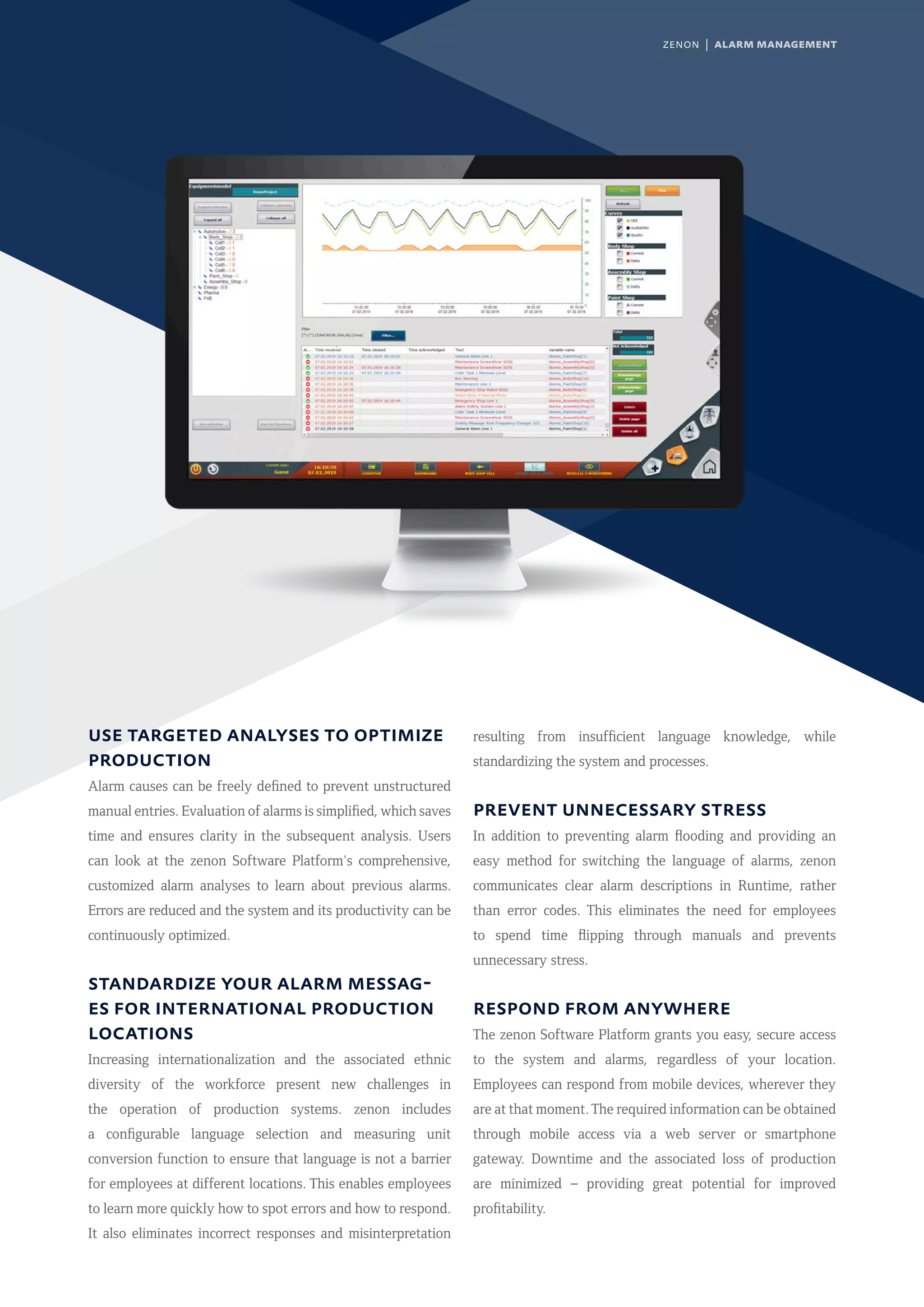 Alarm Administration with zenon in the Automotive Industry | PDF