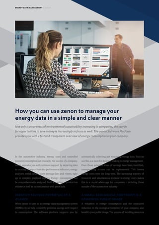 Energy Data Management with zenon in Vehicle Production | PDF