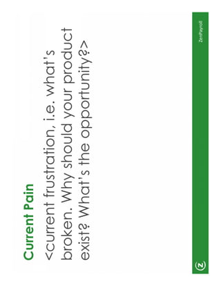 Zenpayroll Pitch Deck Template
