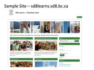 Sample Site – sd8learns.sd8.bc.ca
 