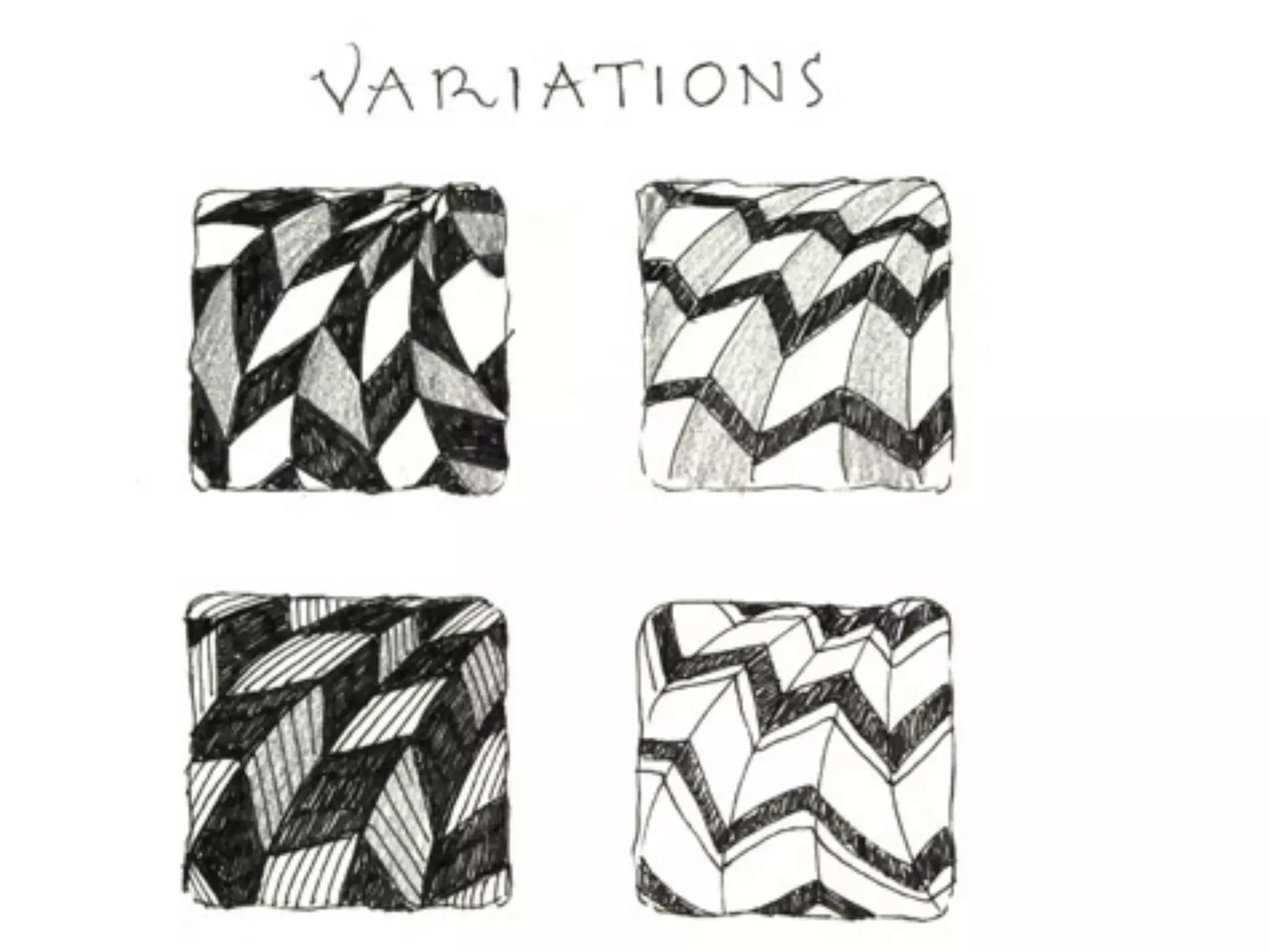 Zentangle Project for Introduction to Art