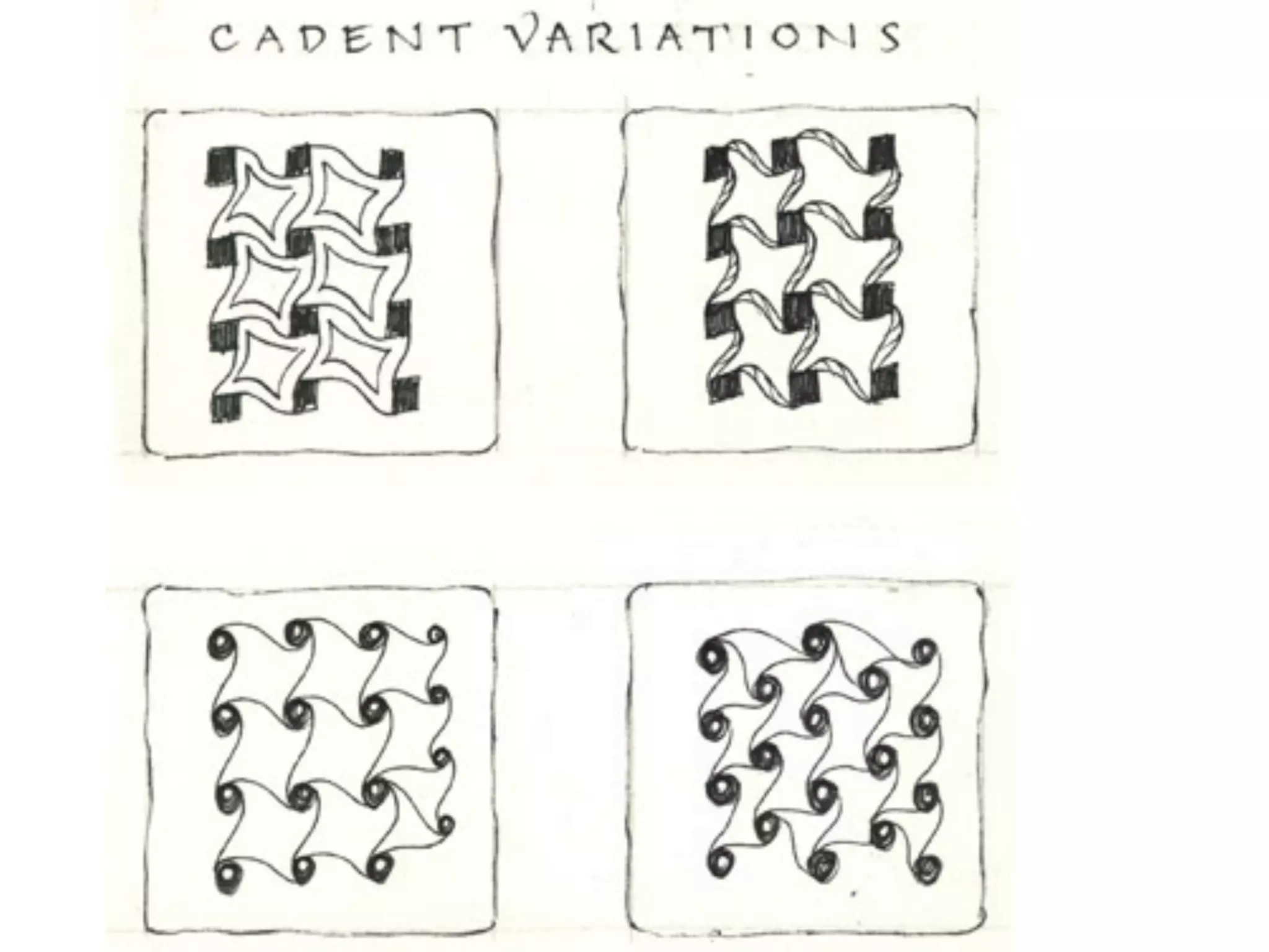 Zentangle Project for Introduction to Art