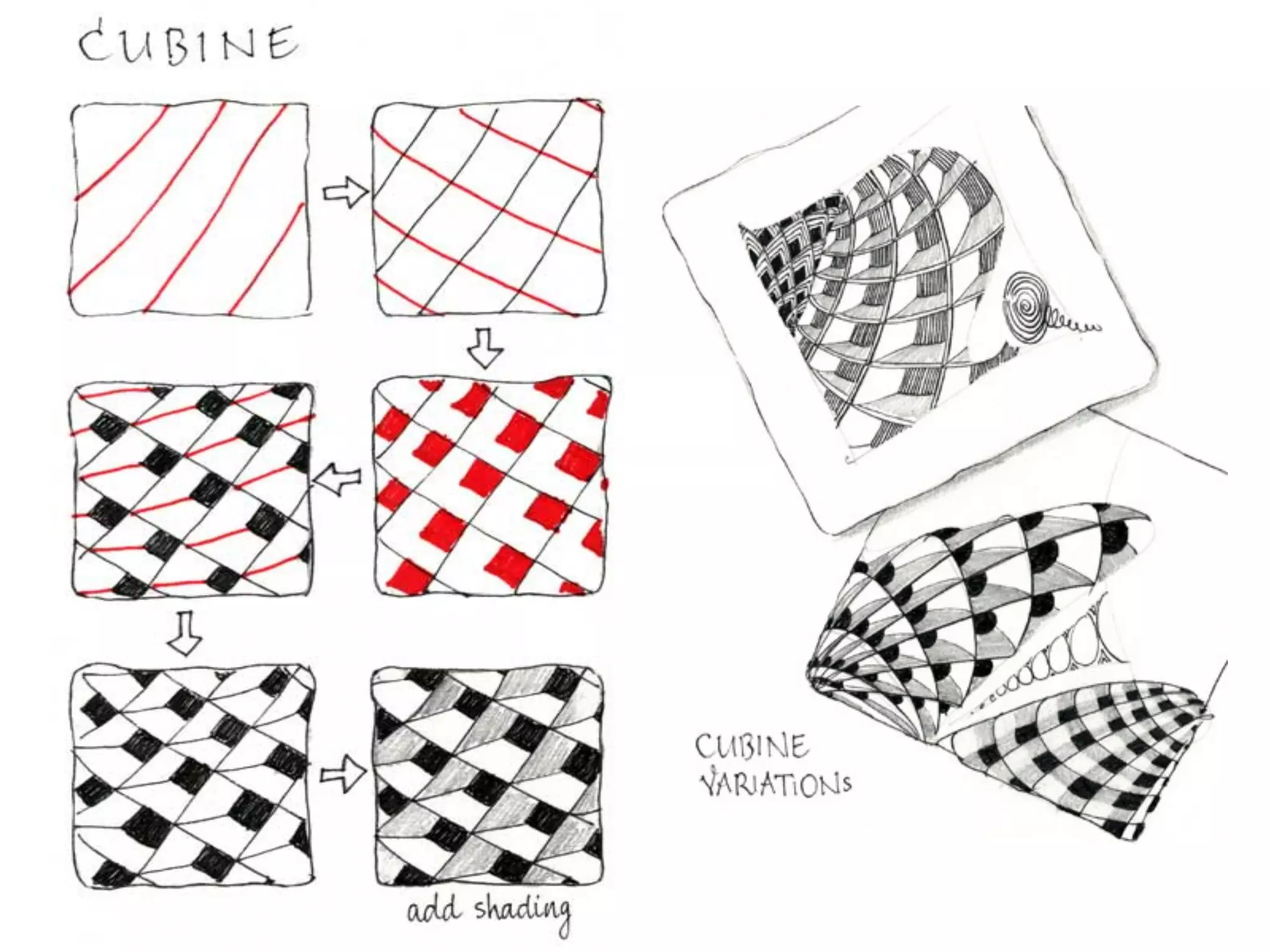 Zentangle Project for Introduction to Art