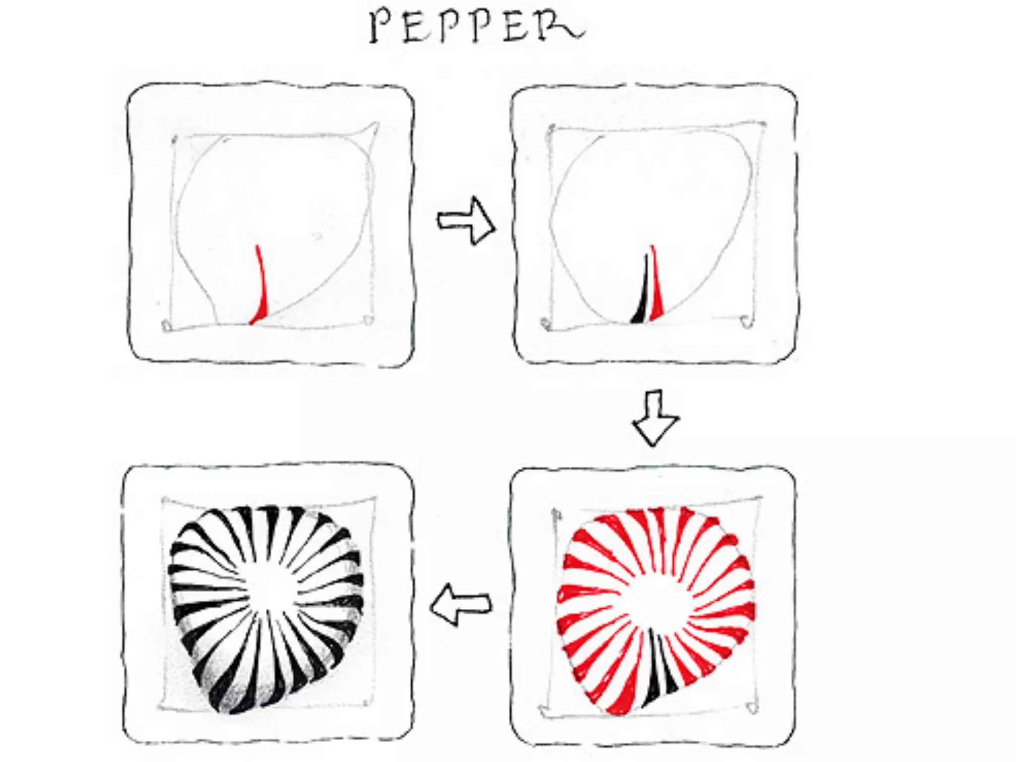 Zentangle Project for Introduction to Art