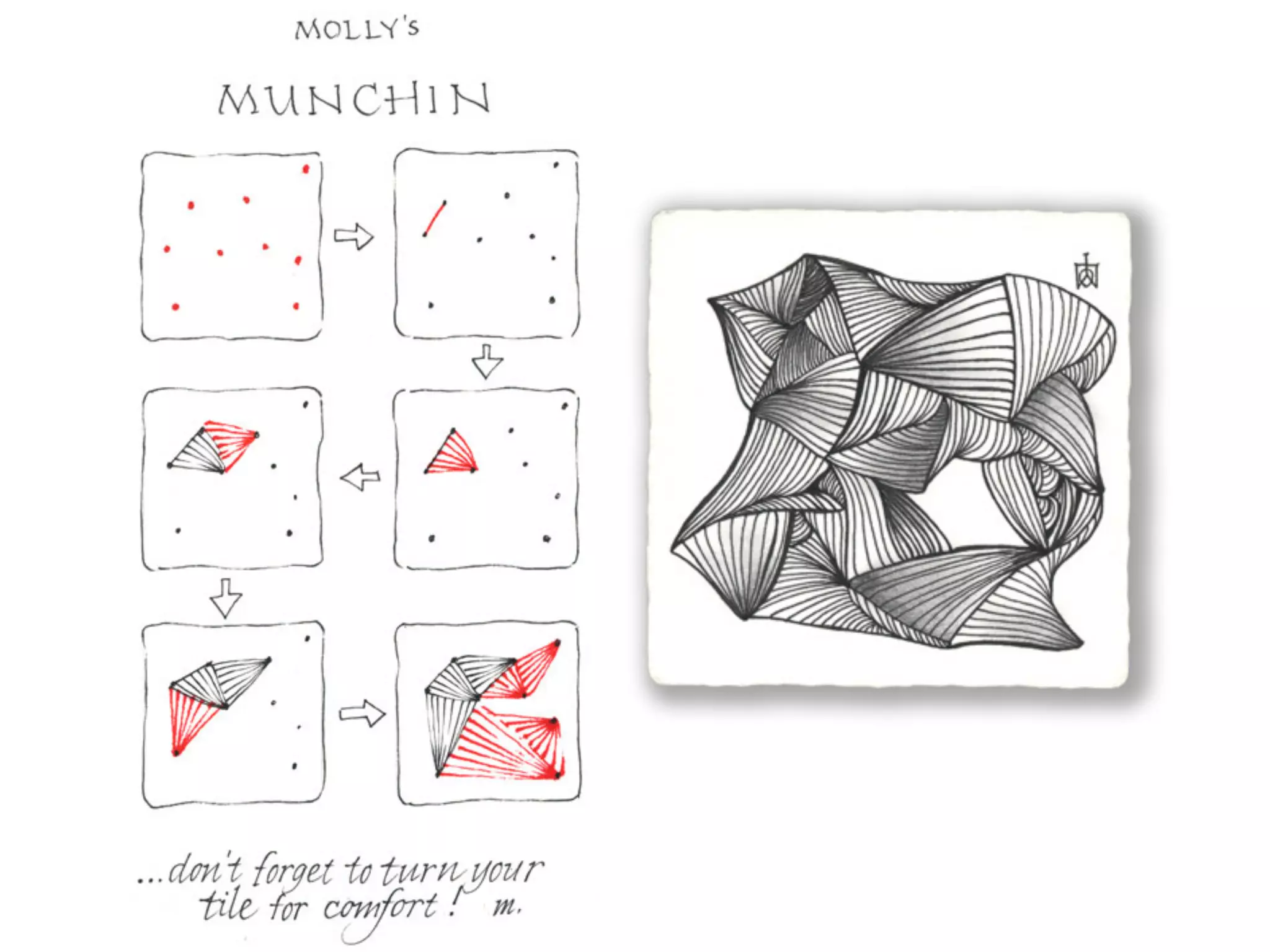 Zentangle Project for Introduction to Art