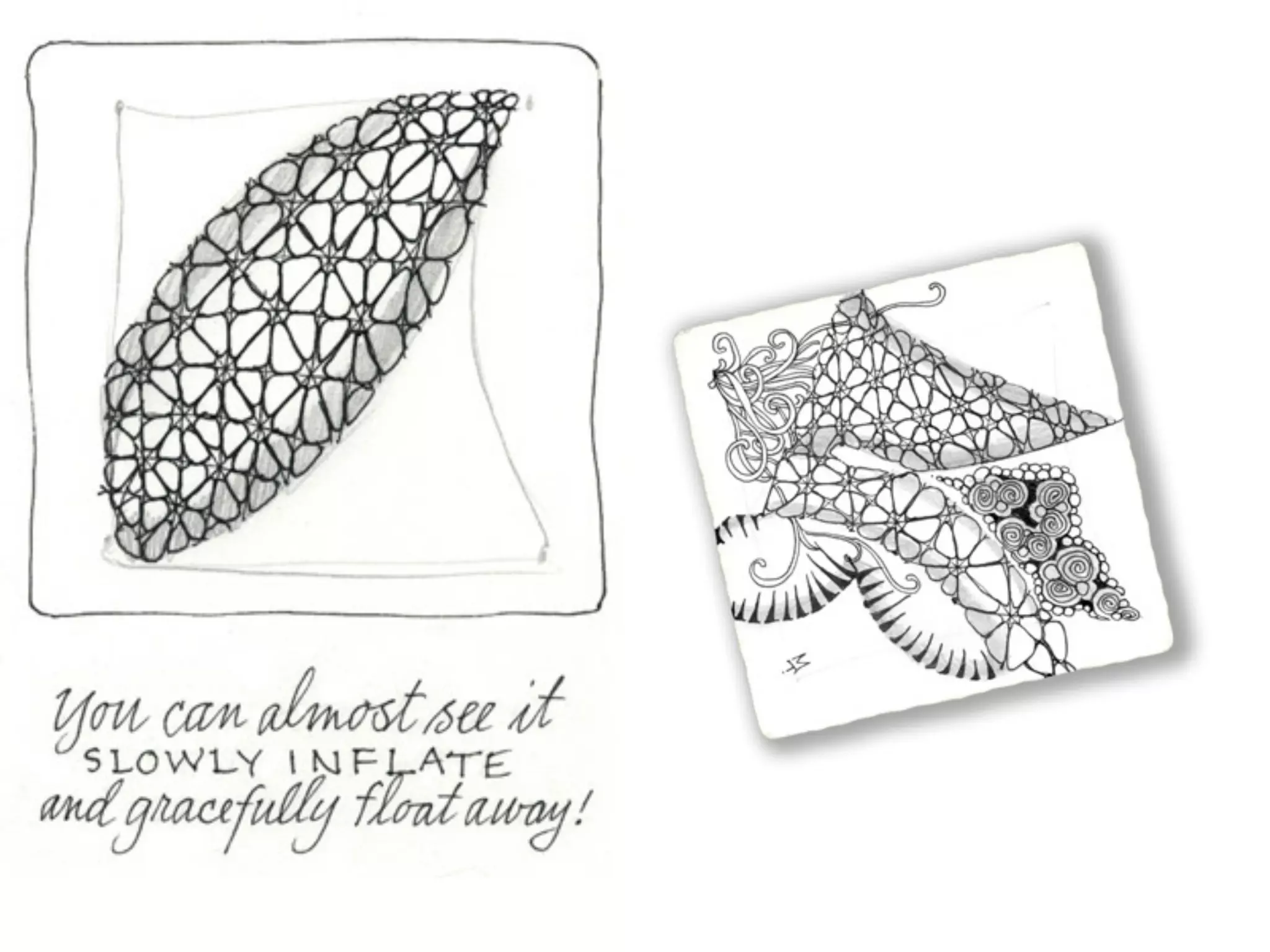 Zentangle Project for Introduction to Art