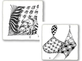 Zentangle Project for Introduction to Art
