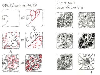 Zentangle Project for Introduction to Art