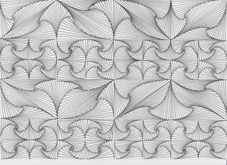 Zentangle optical illusion
