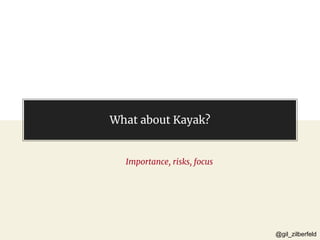 @gil_zilberfeld@gil_zilberfeld
What about Kayak?
Importance, risks, focus
 