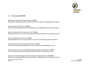 Zentrum 2 Performance Report 2008