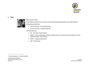 Zentrum 2 Performance Report 2008