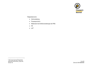 Zentrum 2 Performance Report 2008