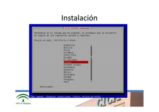 Instalación




www.cica.es
 