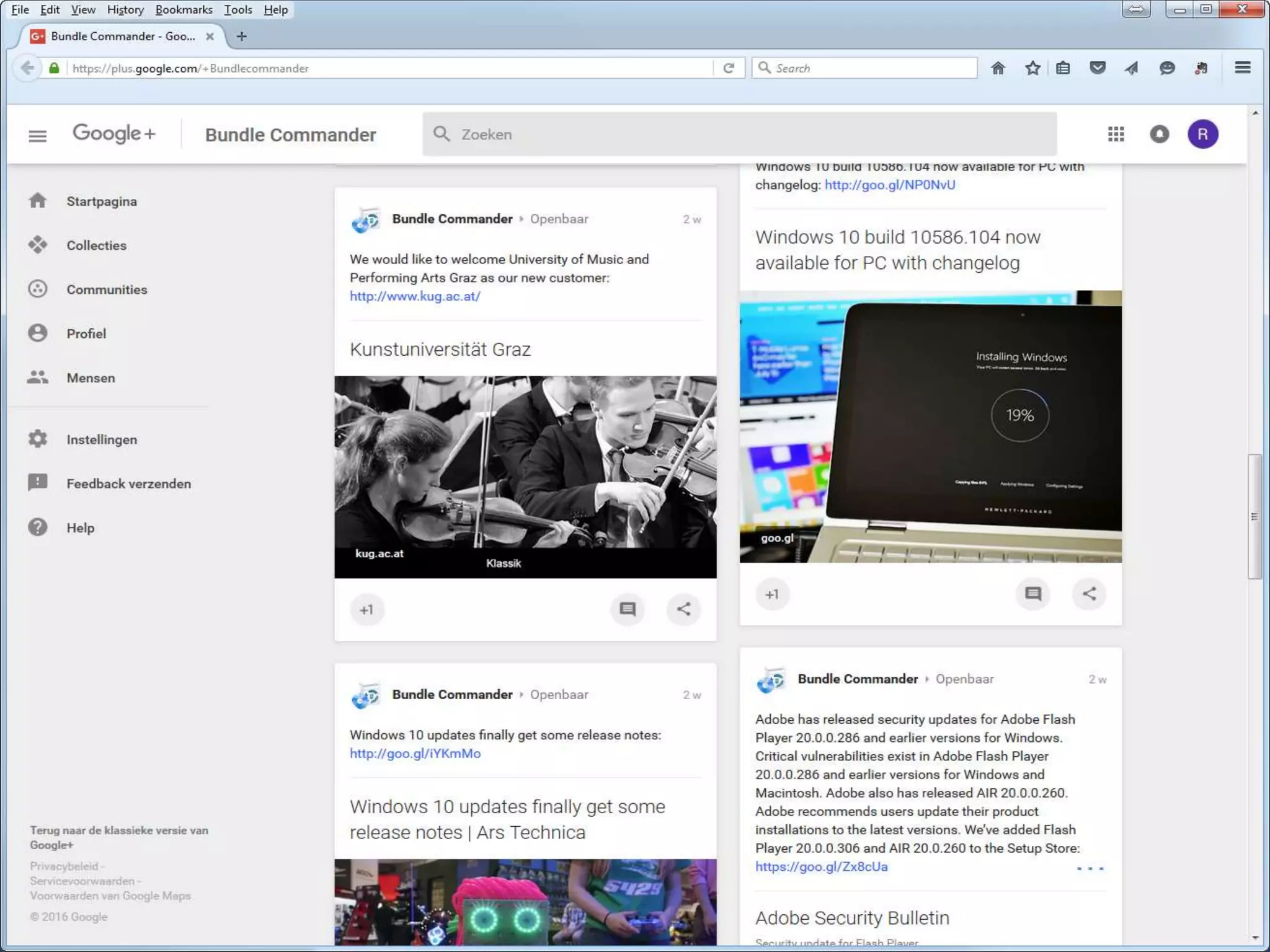 Bundle Commander on Google+
 